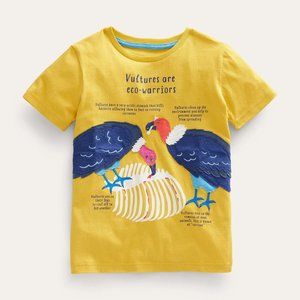 NWT Mini Boden Animal Facts T-shirt